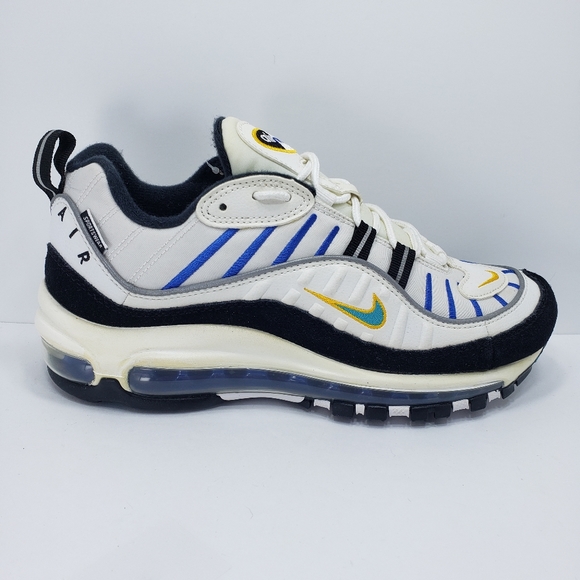 NEW Nike Air Max 98 White Teal Nebula Un - Picture 8 of 8